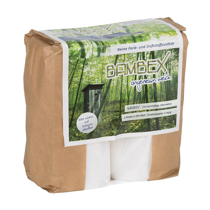Bambex® Premium Toilettenpapier 4 Rollen