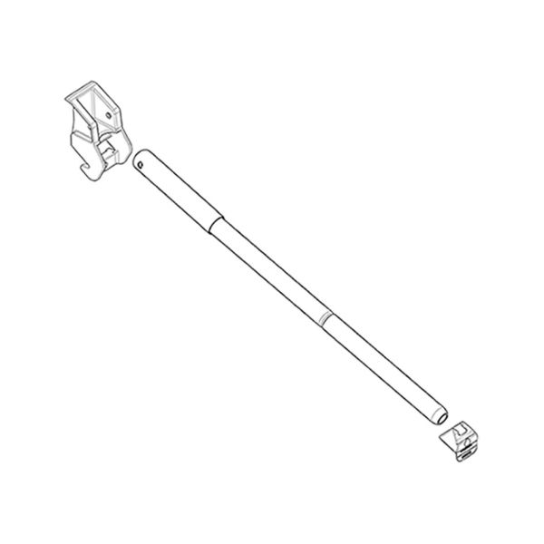 Spannstange für Dometic PW 1000, PW 1500, PR 2000 und PR 2500 mit Auszug 2,5 m