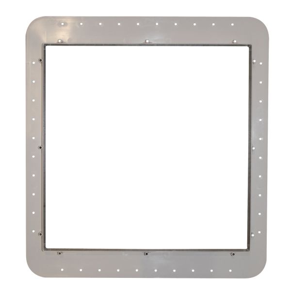 Montagerahmen 43-60 mm, für Mini Heki, lichtgrau