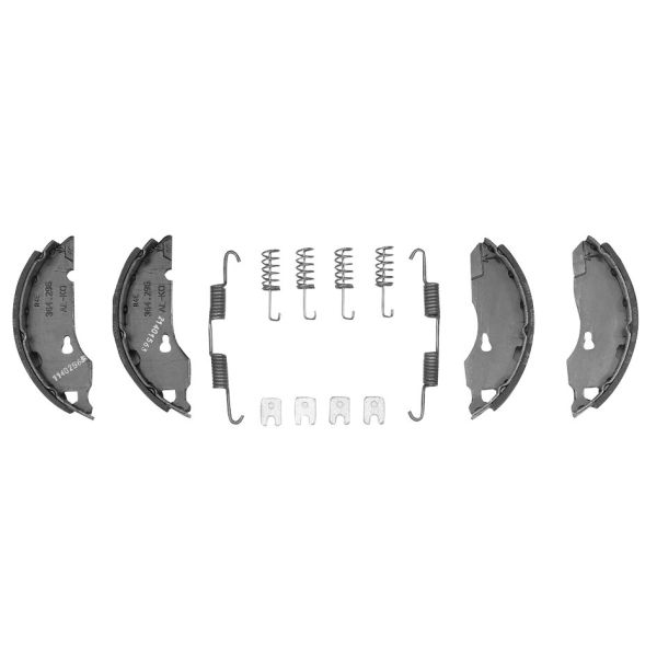 Bremsbackenset Radbremstyp AL-KO 47,  1635/1636/1637