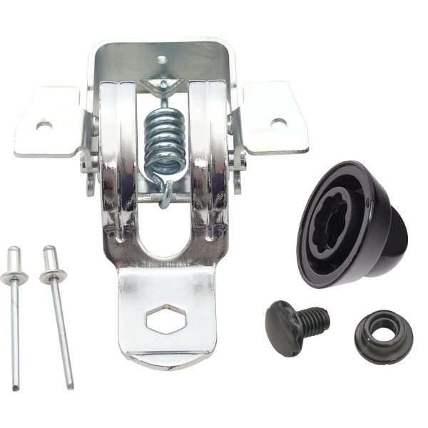 Scharnier komplett, gebogen für Dometic-Serie 8000, Edelstahl und Dometic-Serie H (neu)