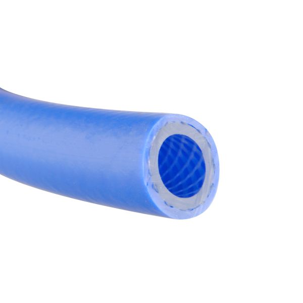 PVC Heißwasserschlauch blau, 5 Meter