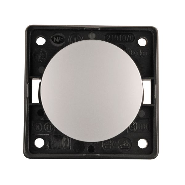 Taster chrom matt, SB-verpackt