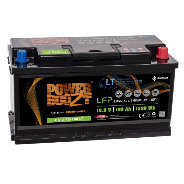 Powerboozt Lithium-Kaltwetterbatterie PB-Li 100 LT L5