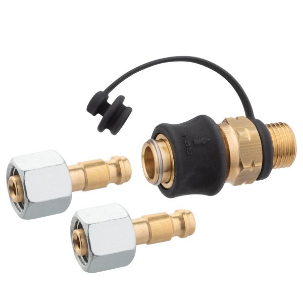 GOK Steckkupplung Set Typ SKU-QR G 1/4 LH-KN x SKU und  2x STN x G 1/4 LH-ÜM