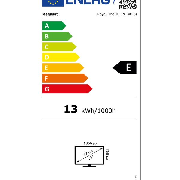 TV Megasat Royal Line III 22, 12 / 24 / 230 Volt