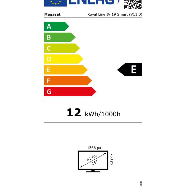 TV Megasat Royal Line IV 19 Smart, 12 / 24 / 230 Volt