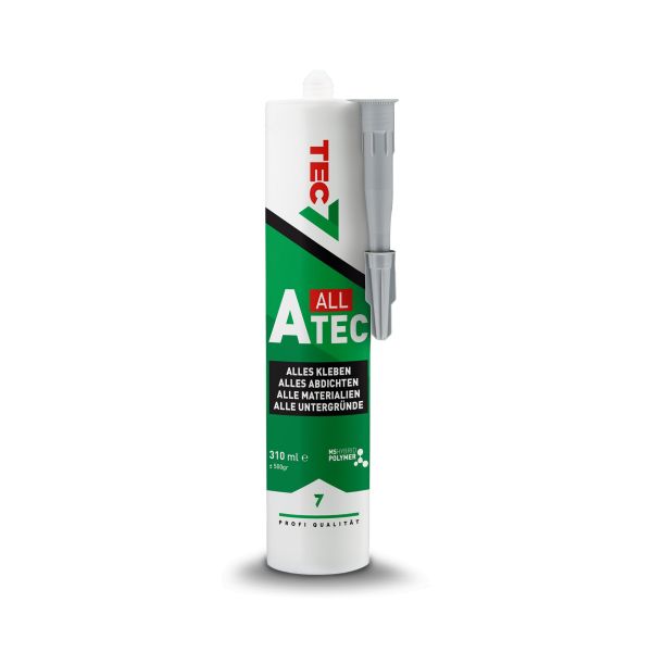 Klebstoff- und Dichtmittel ATEC grau, 310 ml