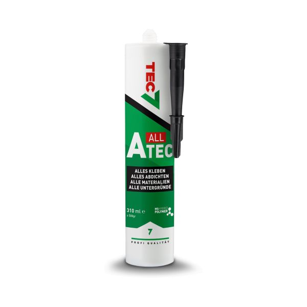 Klebstoff- und Dichtmittel ATEC schwarz, 310 ml