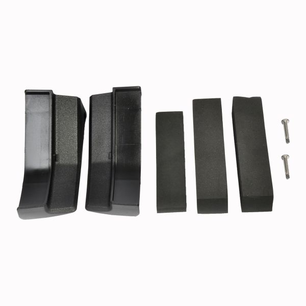 Endkappen schwarz für Thule Ducato-Adapter V17, 2er Set