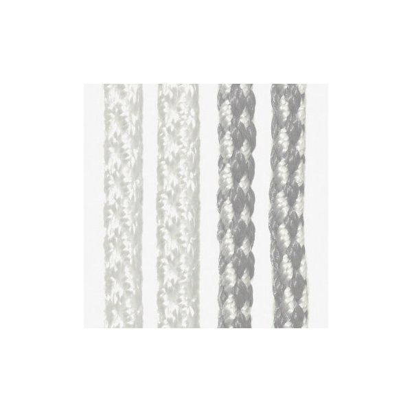 Türvorhang Korda 100 x 220 cm, weiß/silber