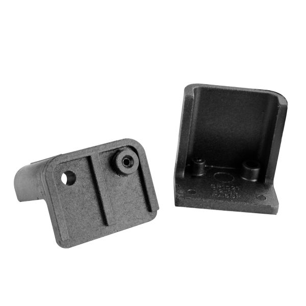 Montageset Heki schwarz, Dachstärke 32-39 mm