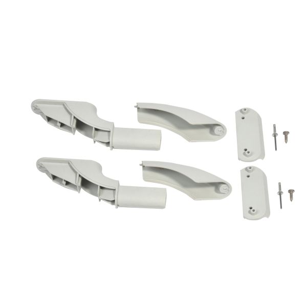 Endstück grau für Roof-Rack, 2er Satz komplett
