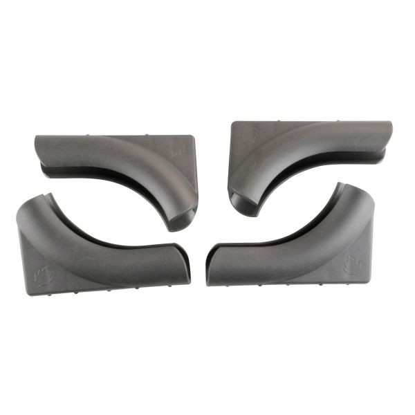 Bodenschoner Cham Elips anthrazit, 4 Stück