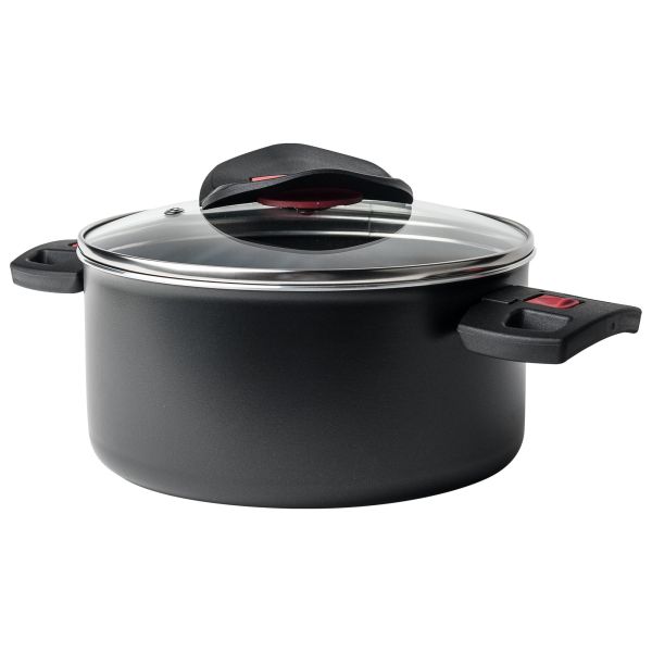 Ballarini Click&Cook Kochtopf mit Glasdeckel ø 20 cm
