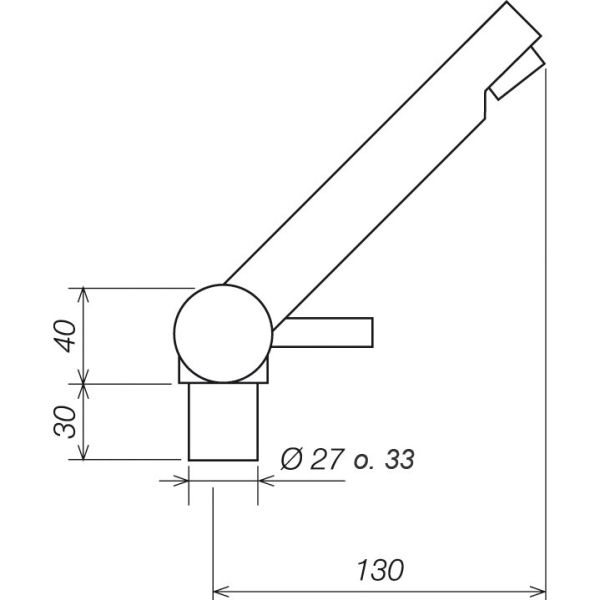 Einhebelmischer Trend A gerade