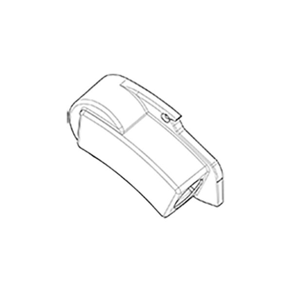 Endkappe rechts für Dometic PR 2000, anthrazit