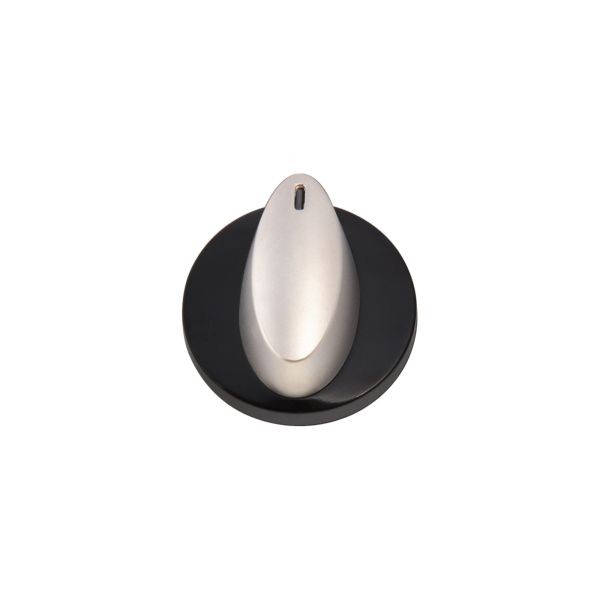 Bedienknopf schwarz / chrom für Can-Kocher/Kombinationen FC1336, 1337, 1349, 1350, 1352, FL 13XX, FL14XX