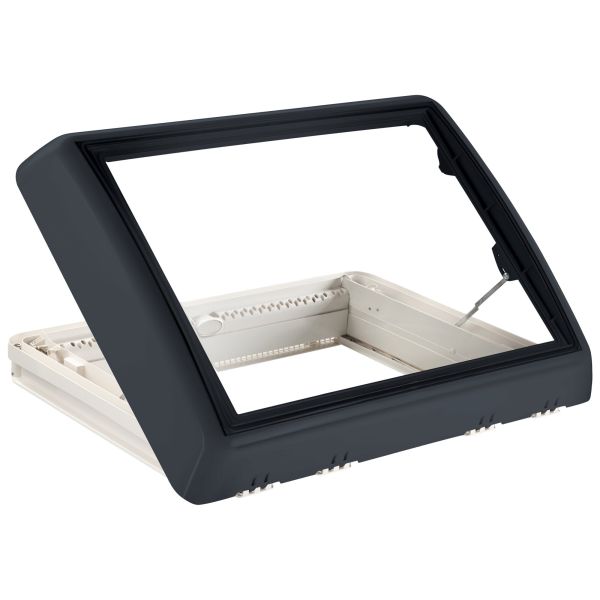 Dachfenster Midi Heki Style Kurbel, ohne Zwangsbelüftung, grau