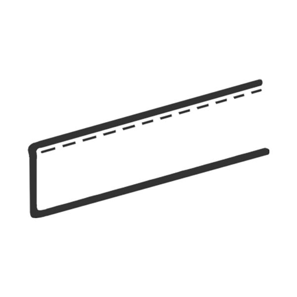 Einzugskeder 6 m x 5 mm für Frontblende, eingefasst