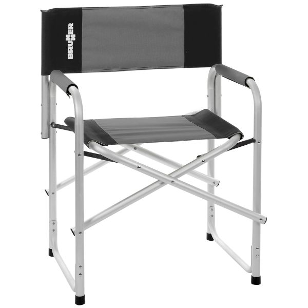 Regiestuhl Bravura, grau / schwarz