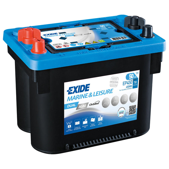 Batterie EXIDE Dual AGM Typ EP 450
