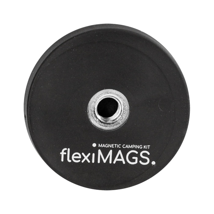 Magnet rund flexiMAGS flexiMAG-31, 4er Set schwarz