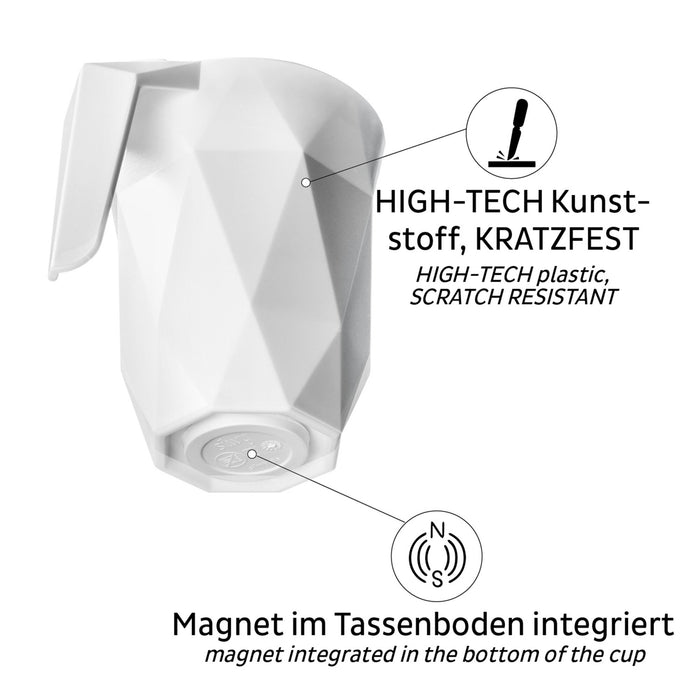 Magnet-Geschirr Henkelbecher 300 ml