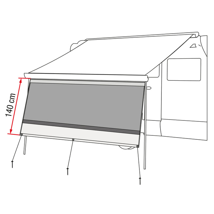 Vorderwand Blocker 400
