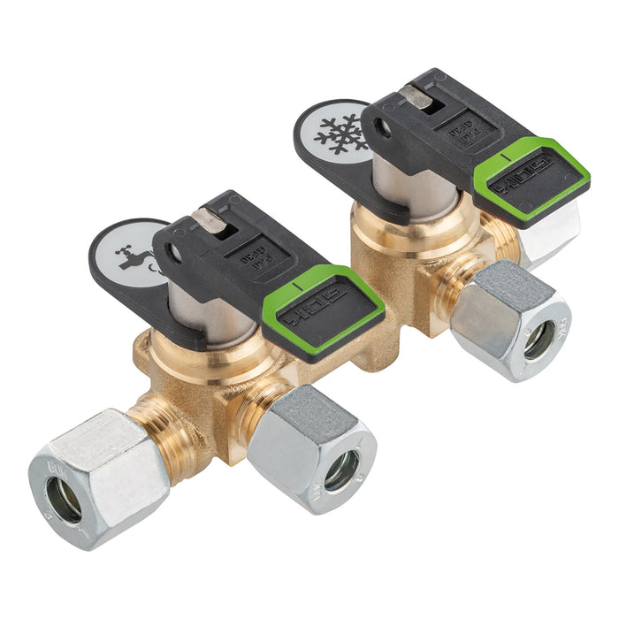 GOK Verteilerblock KSV-AB lang 2 Abgänge, ø 8 mm