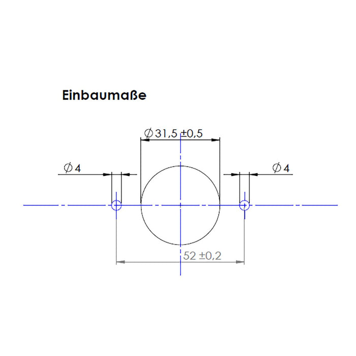 Drehspannverschluss Slim Line HSC weiß, SB-verpackt