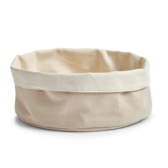 Brotbeutel rund 13 x 25 cm, beige