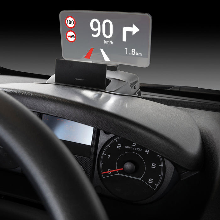 Head-Up-Display für Navigationssystem Pioneer AVIC-Z1000DAB-C für Fiat Ducato, Bj. 2006/07 - 2021/08