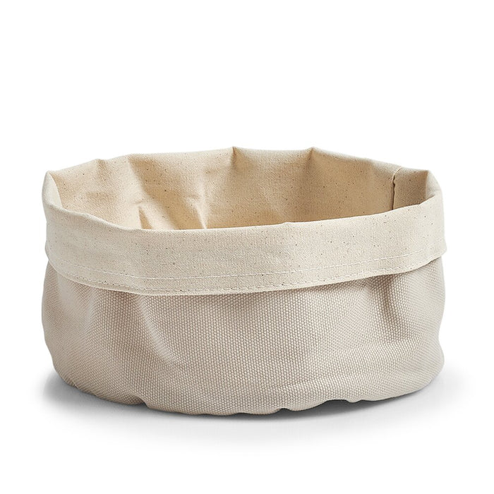 Brotbeutel rund 12 x 20 cm, beige
