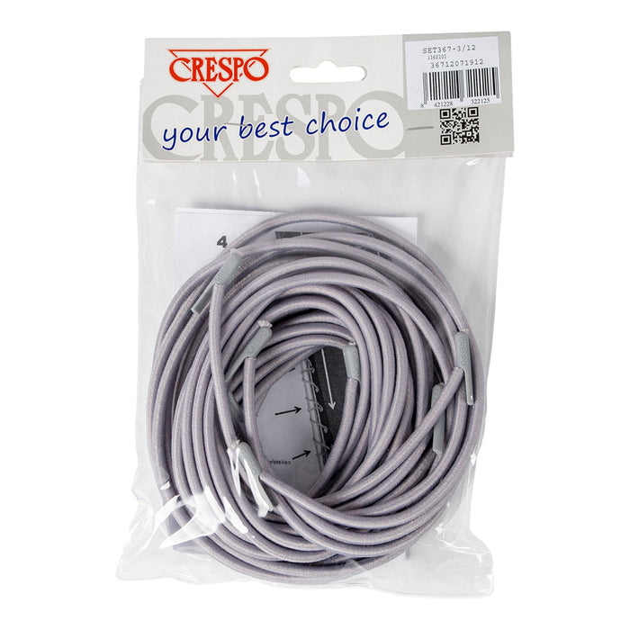 Spanngummi Dreibeinliege grau