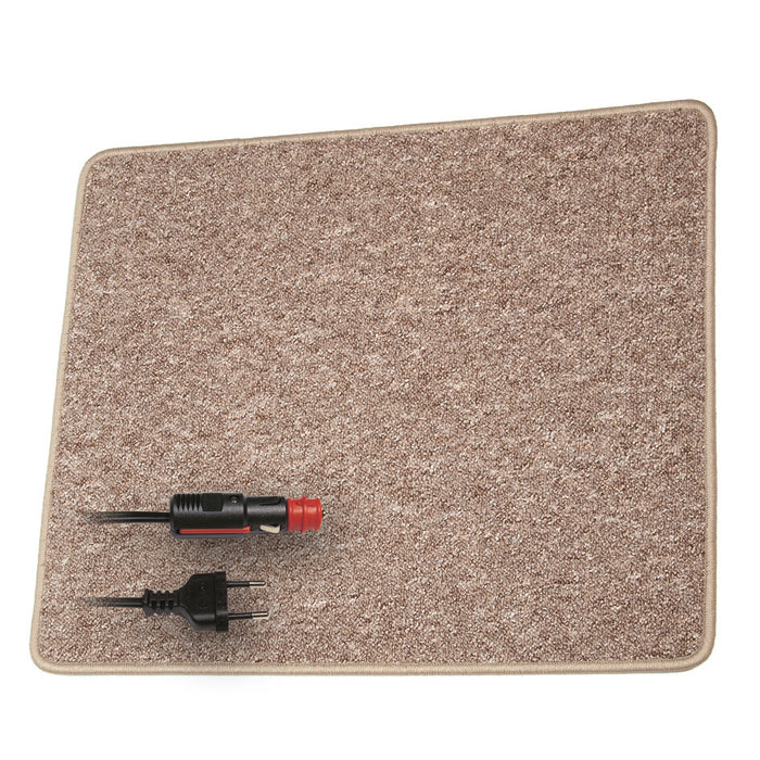 Heizteppich 12 V/25 W, 60 x 40 cm, hellbraun