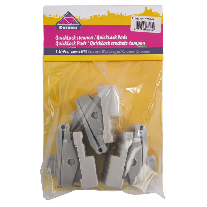 Halteösen Quick Lock Pads Knaus - Wilk, 3 Stück