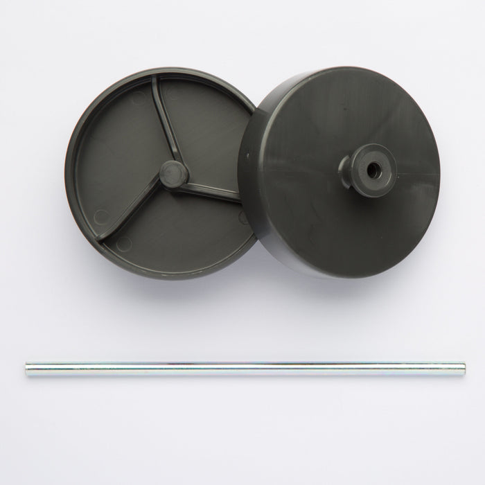 Räder mit Achse für Fäkalientank Cassette C2/C3/C4, C200 und C220