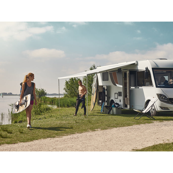 Markise TO 8000, 4,5 x 2,75 m, Gehäuse eloxiert, Mystic-Grau