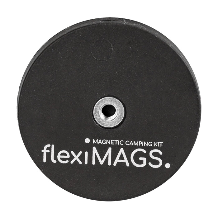 Magnet rund flexiMAGS flexiMAG-43, 4er Set schwarz