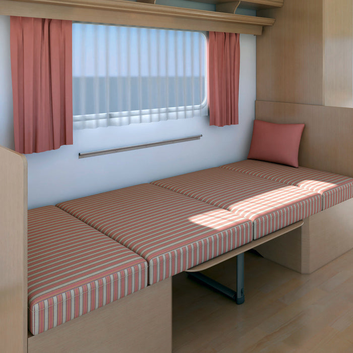 Tischgleitschienenset silbergrau