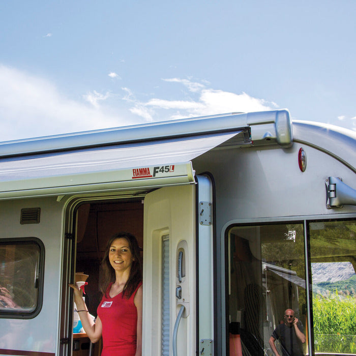 Markise Fiammastore F45 350 Titanium, Royal Grey