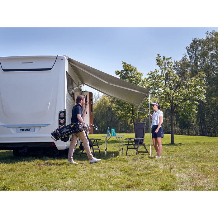Markise TO 9200, 5 x 3 m, Gehäuse weiß, Mystic-Grau