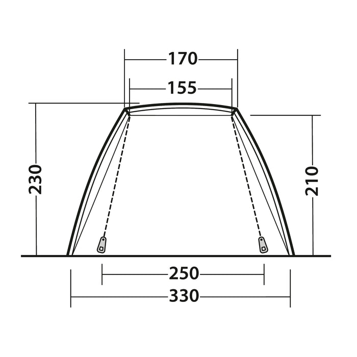 Buszelt Woodcrest 330 x 230 x 360 cm