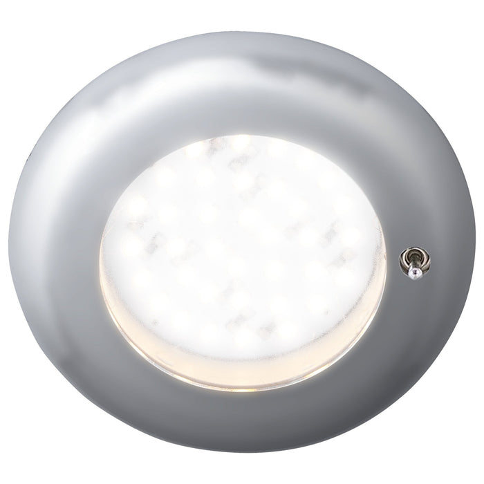 Einbauspot Nova mit Schalter, silber