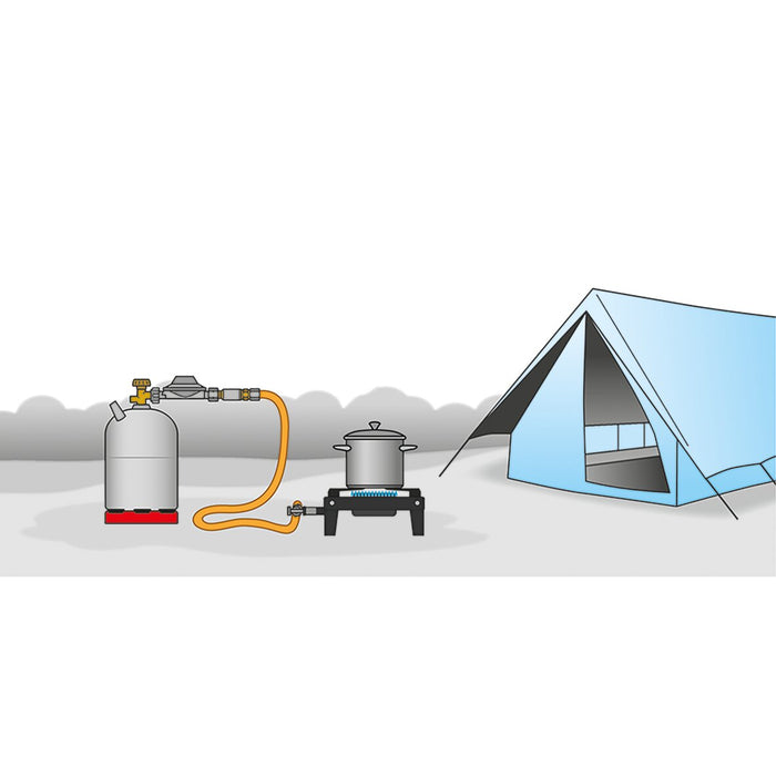 Niederdruckregler Camping 30 mbar, SB-verpackt  - Variante 2