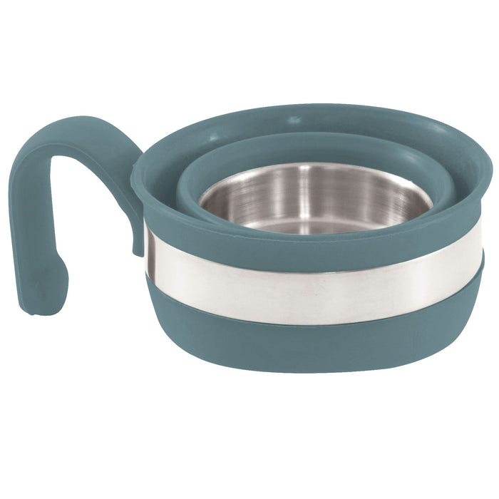 Tasse faltbar graublau