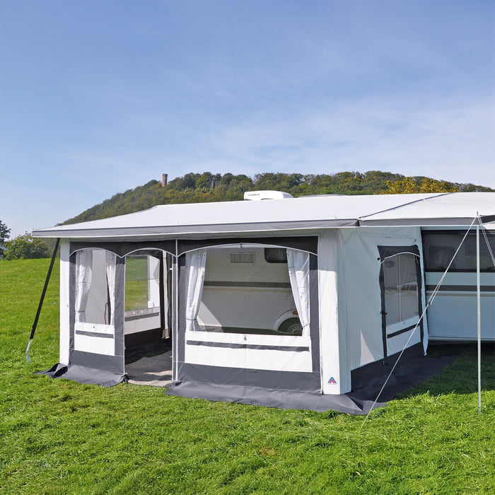 Teilzelt Friesland  Größe 450 x 240 cm / Einzug links