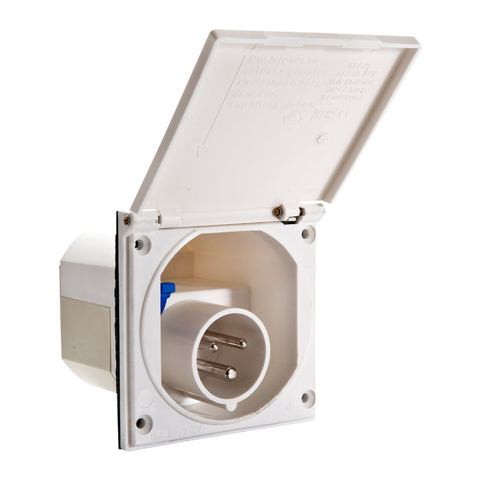 Einspeisung CEE Caravan M cremeweiß