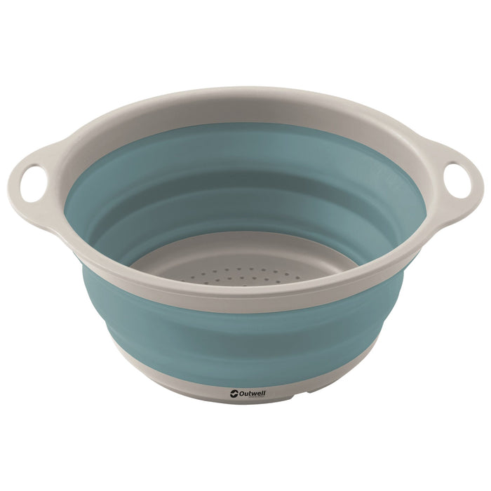 Sieb faltbar graublau